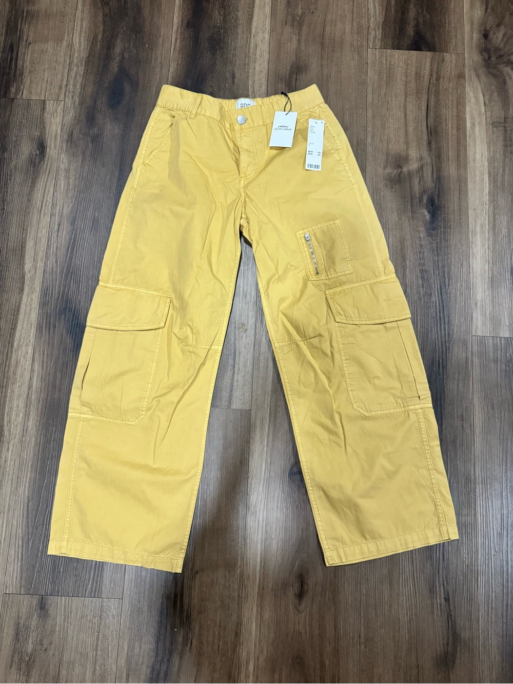 BDG Women Mustard Yellow Cargo Pants